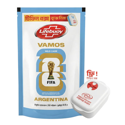 Lifebuoy Handwash (Soap) Care Refill 170ml Tiffin Box Free