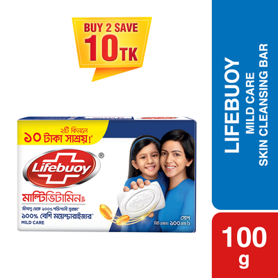 Lifebuoy Skin Cleansing Soap Bar Care 100g Combo Pack 2pcs