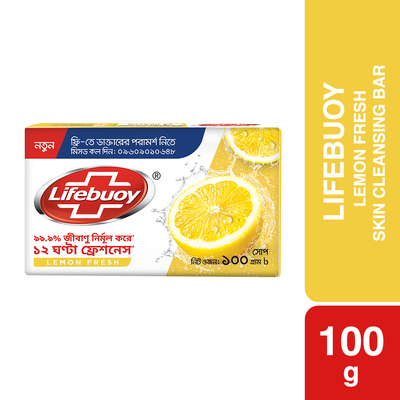 Lifebuoy Soap Bar Lemon Fresh 100g