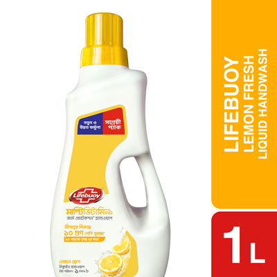 Lifebuoy Handwash (Soap) Lemon Fresh Bottle 1L