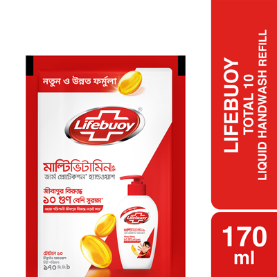 Lifebuoy Handwash (Soap) Total Refill 170ml