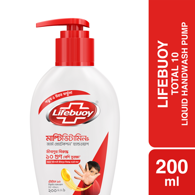 Lifebuoy Handwash (Soap) Total Pump 200ml