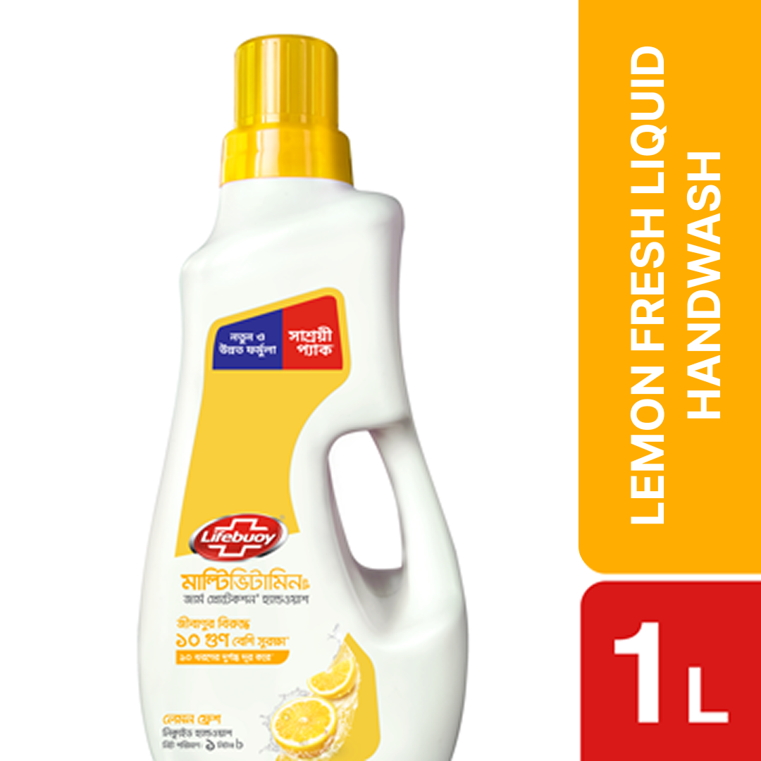 Lifebuoy Handwash (Soap) Lemon Fresh Bottle 1L