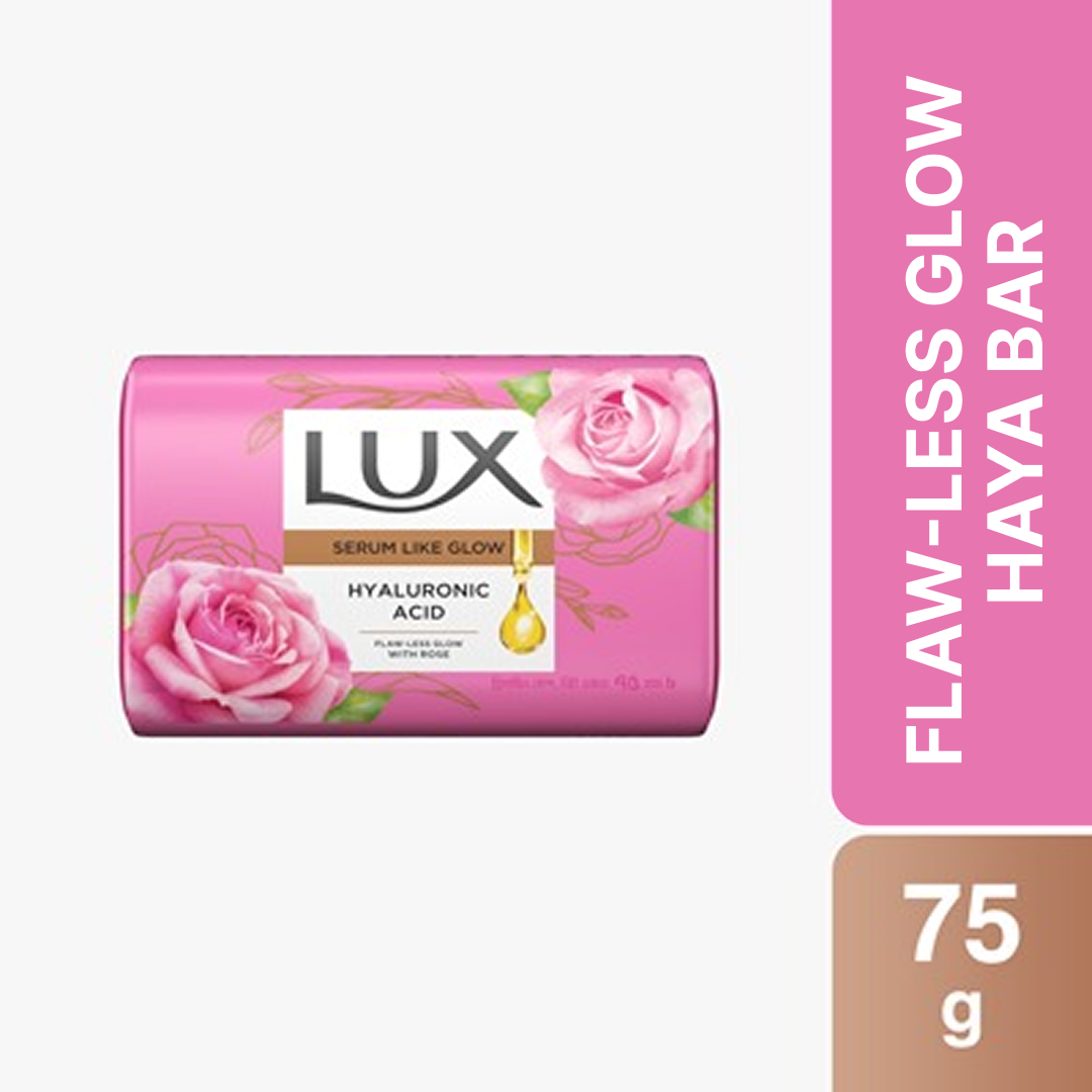 Lux Flaw Less Glow Hya Bar Soap 75g