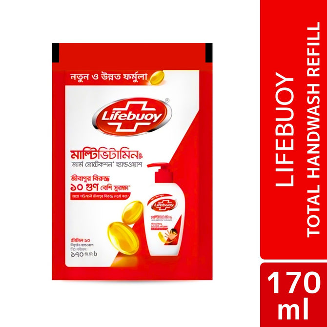 Lifebuoy Handwash (Soap) Total Refill 170ml