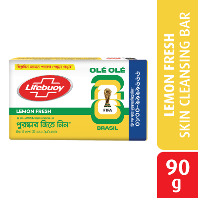 Lifebuoy Soap Bar Lemon Fresh 90g (FIFA World Cup)