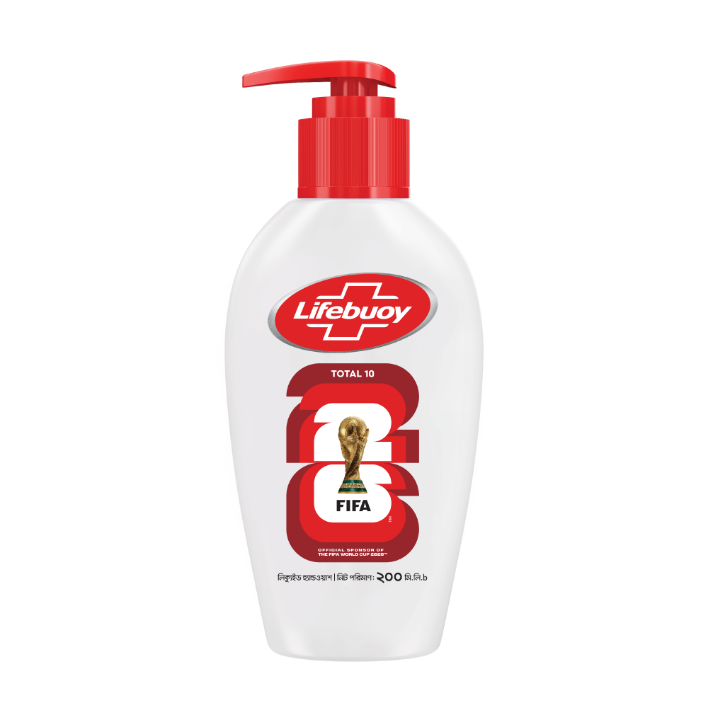 Lifebuoy Handwash (Soap) Total Pump 200ml (FIFA)