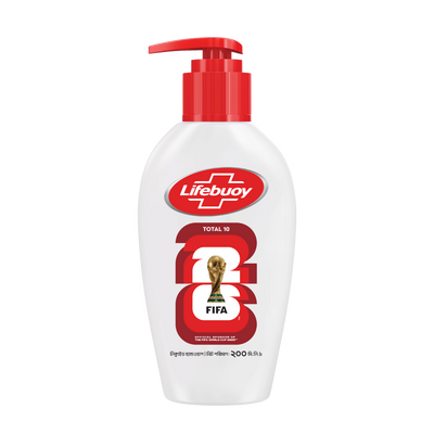 Lifebuoy Handwash (Soap) Total Pump 200ml (FIFA)
