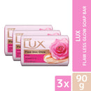 Lux Soap Bar Flaw Less Glow 90g (Bundle of 3)
