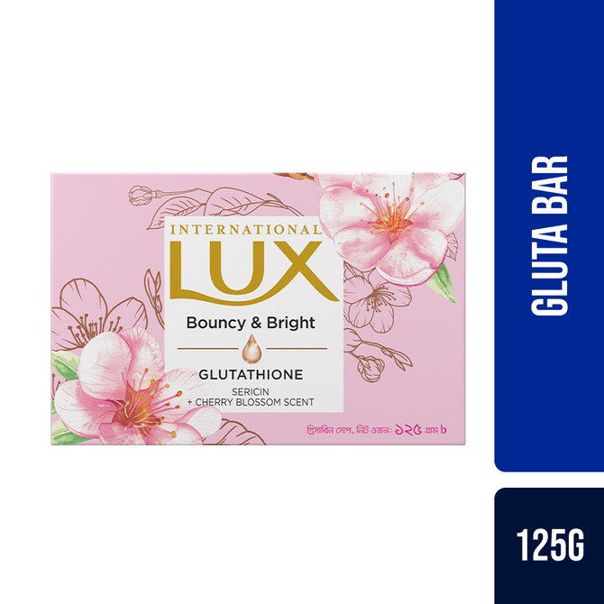 Lux International Gluta Bar Soap Bouncy & Bright 125g