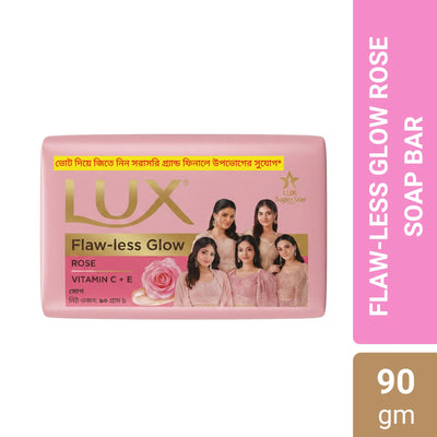 Lux Soap Bar Flaw Less Glow 90g