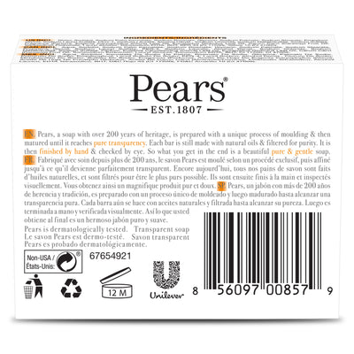 Pears Transparent Soap Pure and Gentle with Plant Oils 125gm