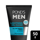 Pond's Men Facewash Lightning Oil Clear Icy Scrub 50g