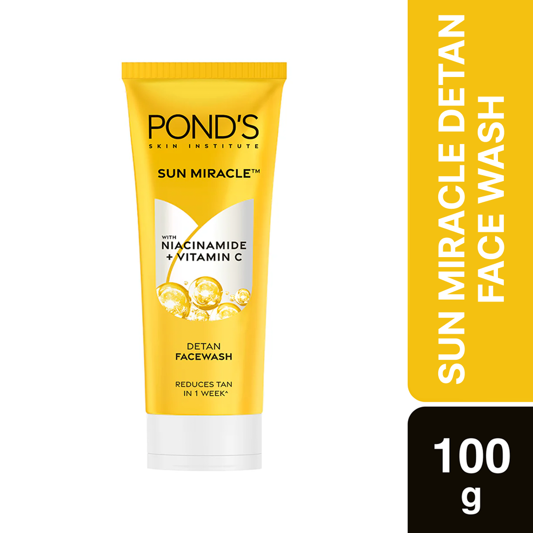 Pond's Sun Miracle Detan Face Wash 100g