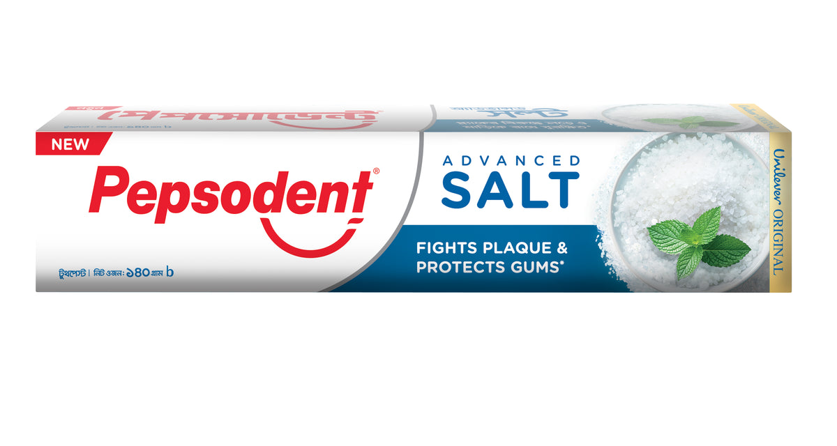 Pepsodent Toothpaste Advanced Salt 140g – Ushopbd