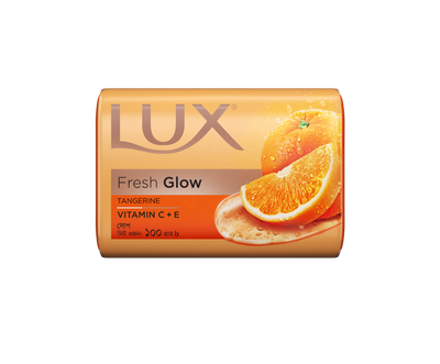 Lux Soap Bar Fresh Glow Tangerine & Vitamin C + E 100g