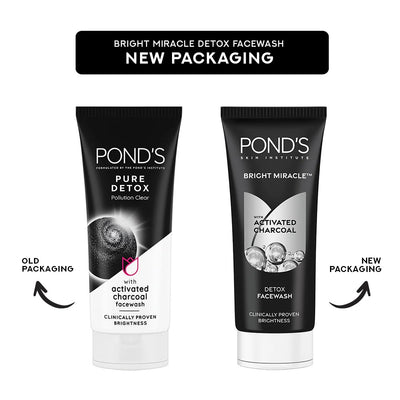 Pond's Face Wash Bright Miracle Detox 100g