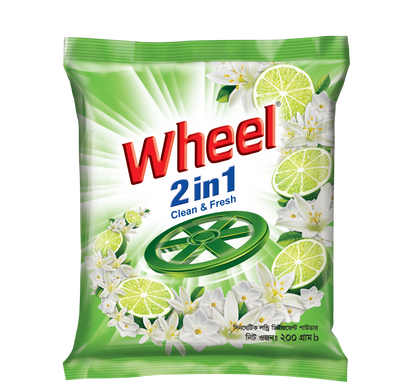 Wheel Washing Powder 2in1 Clean & Fresh 200g