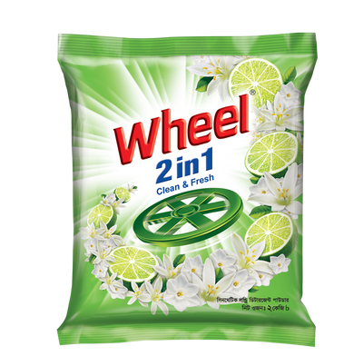 Wheel Washing Powder 2in1 Clean & Fresh 2Kg