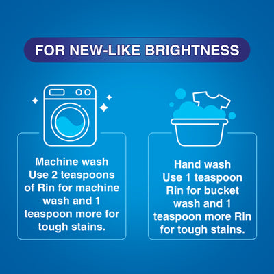 Rin Advanced Synthetic Laundry Detergent Powder 2kg With Vim Liquid 225ml & Container Free