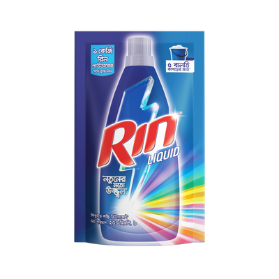 Rin Advanced Synthetic Laundry Detergent Powder 1kg With Liquid Detergent 200ml Free