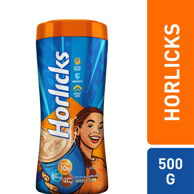 Standard Horlicks Health and Nutrition Drink Jar 500g