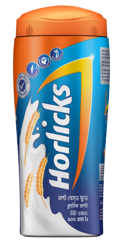 Standard Horlicks Health and Nutrition Drink Jar 500g