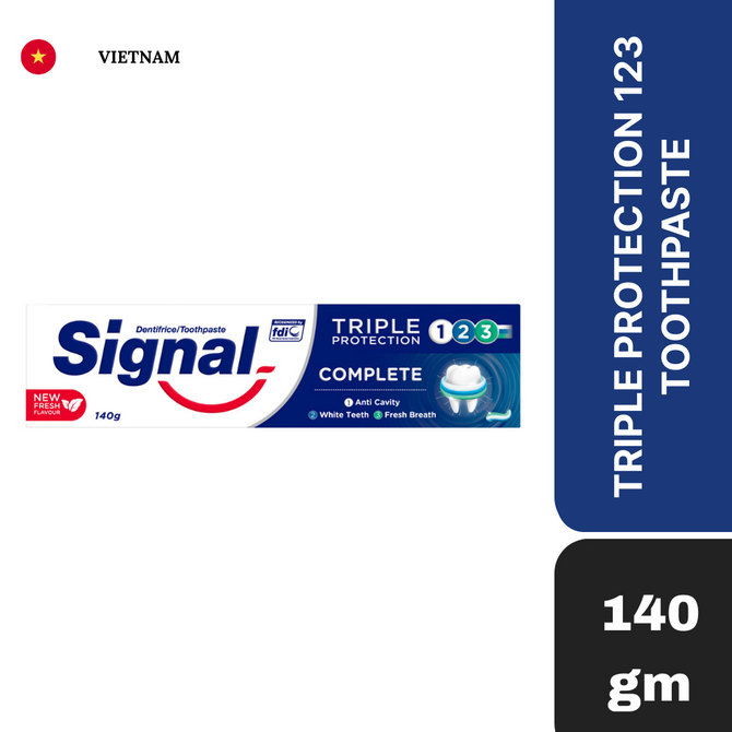 Signal Triple Protection Toothpaste (Imported )(UI) 140gm