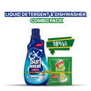 Surf Excel & Vim Liquid Combo Pack (500ml+75ml)