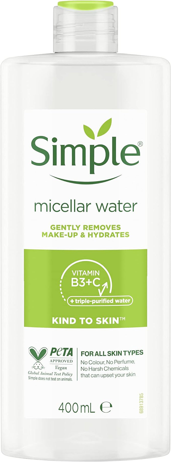 Simple micellar water deals cleanser