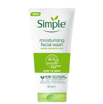 Simple Face Wash Kind to Skin Moisturising 150ml