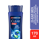 Clear Men Cool Sport Menthol Anti-Dandruff Shampoo 170ml (Unilever Original)