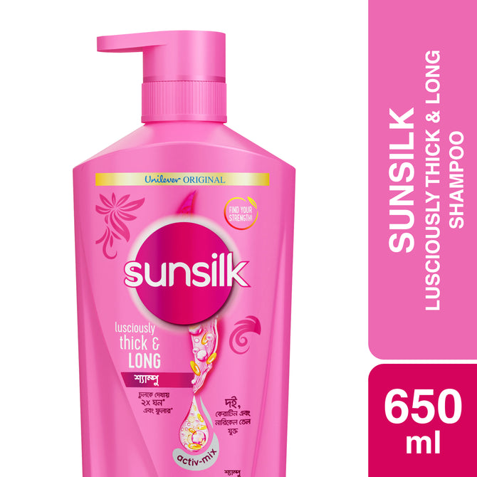 Sunsilk Shampoo Lusciously Thick & Long 650ml