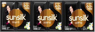 Sunsilk Shampoo Stunning Black Shine 24ml