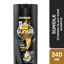 Sunsilk Shampoo Stunning Black Shine 340ml Conditioner Free