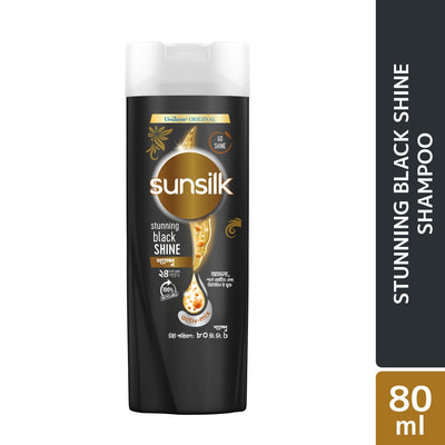 Sunsilk Shampoo Stunning Black Shine 80ml