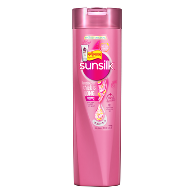 Sunsilk Shampoo Lusciously Thick & Long 340ml Conditioner Free