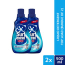 Surf Excel Liquid Detergent Top Load 500ml (Bundle of 2)