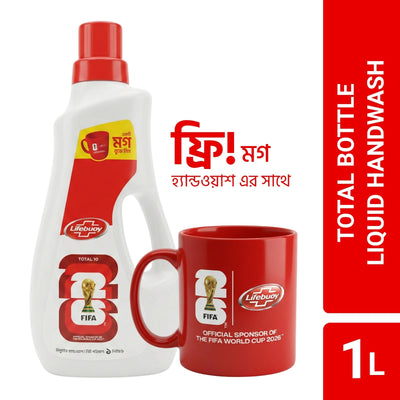 Lifebuoy Handwash (Soap) Total Bottle 1L (Mug Free)
