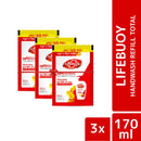 Lifebuoy Handwash (Soap) Total Refill 170ml (Bundle of 3)