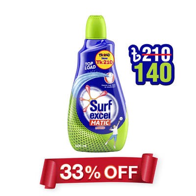 Surf Excel Matic Liquid Detergent Top Load 500ml