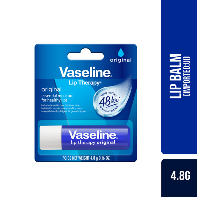 Vaseline Lip Therapy Original Balm Stick (Imported )(UI) 4.8gm