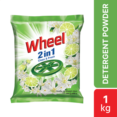 Wheel Washing Powder 2in1 Clean & Fresh 1Kg