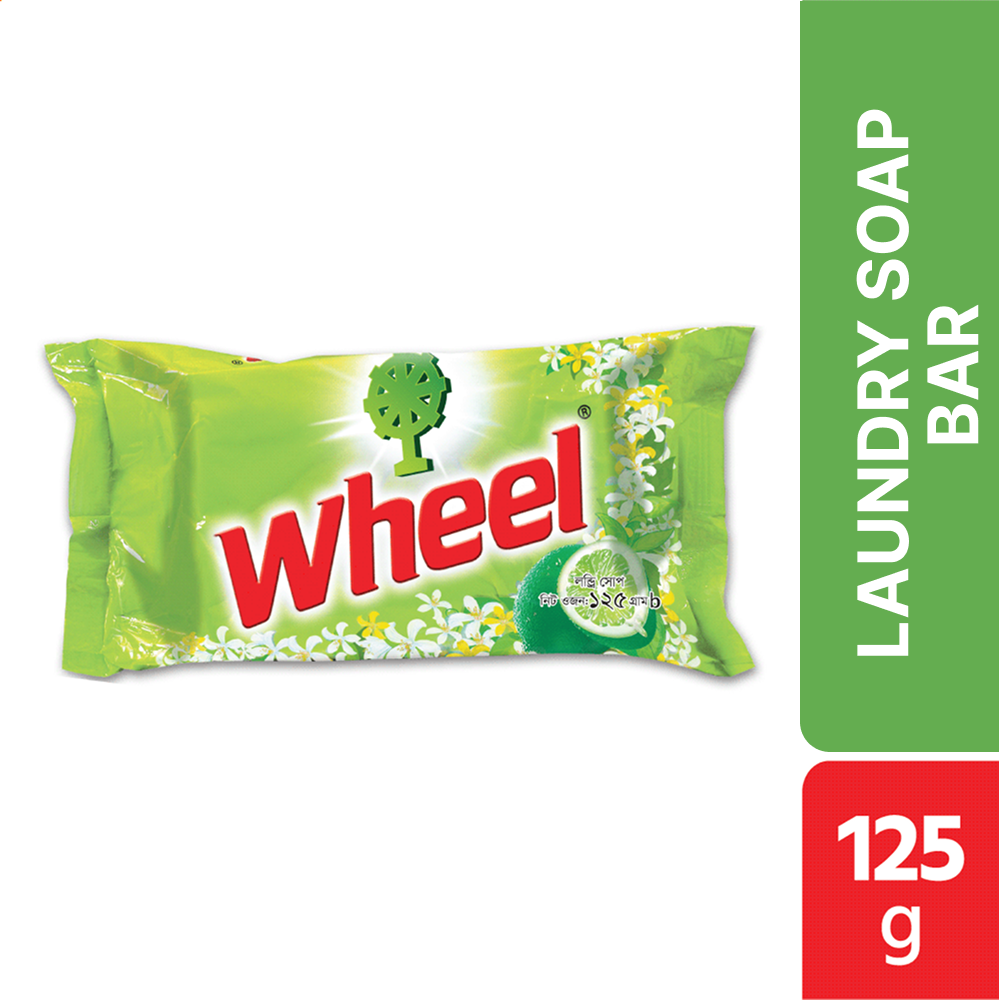 Wheel Washing Laundry Bar 125g