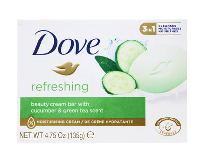 Dove Refreshing  Beauty Cream Bar Cucumber and Green Tea 135g