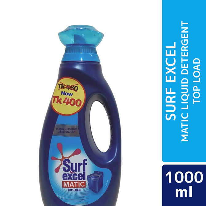 Surf Excel Matic Liquid Detergent Top Load 1L