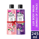 Lux Body Wash French Rose & Almond & Black Orchid 245ml Combo Pack