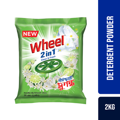 Wheel Washing Powder 2in1 Clean & Fresh 2Kg