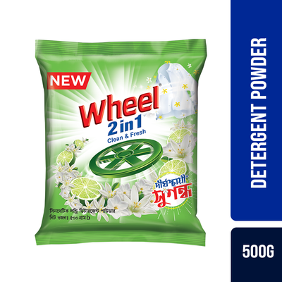 Wheel Washing Powder 2in1 Clean & Fresh 500g