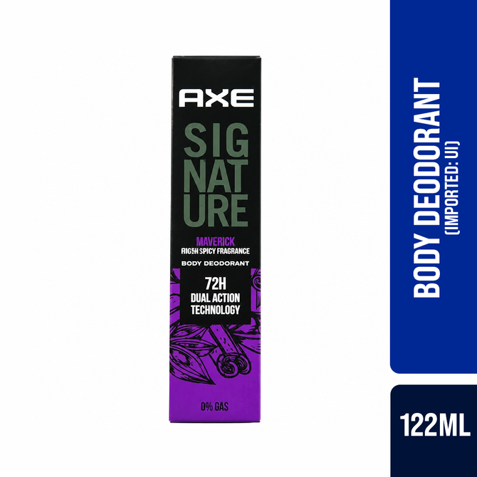 Axe Signature Body Deodorant Maverick (Imported )(UI)122ml